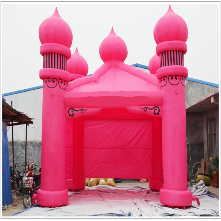 海南粉色帐篷